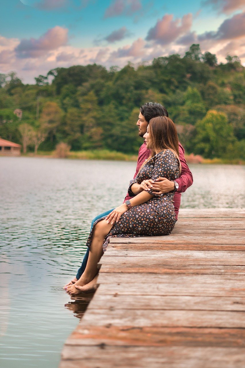 couple, love, lake, jetty, pier, romance, together, lovers, nature, couple, couple, couple, couple, couple, love, romance